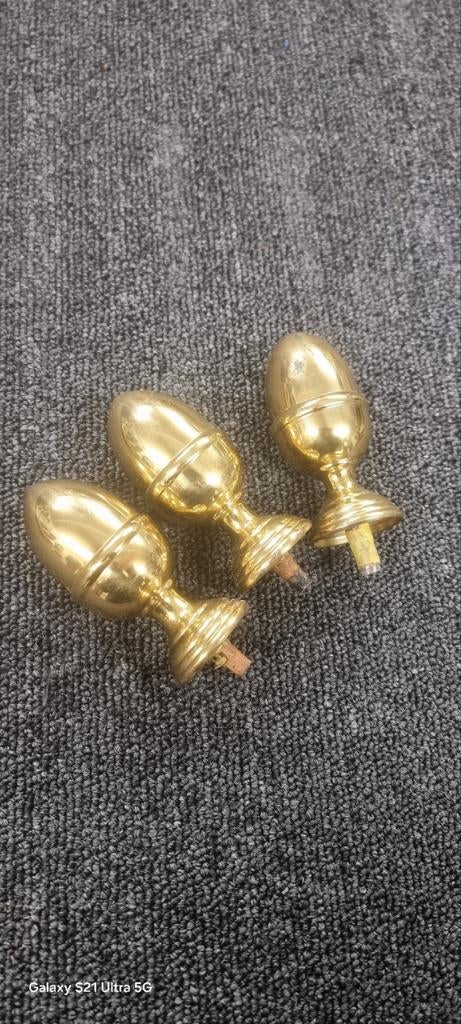 Friese staartklok tollen set messing, Antiek en Kunst, Antiek | Klokken, Ophalen of Verzenden
