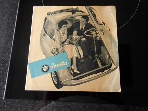 Zeldzame Nederlandse brochure BMW Isetta 300cc, Auto diversen, Handleidingen en Instructieboekjes, Verzenden