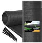 Zichtbreeknet | Schaduwdoek | Rol 1,5x50 m | Antraciet, Ophalen, Overige materialen, 100 tot 150 cm, Zo goed als nieuw