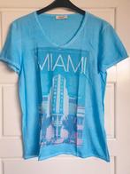 Te koop nieuw heren tshirt, merk Gaudi, kleur blauw, maat M., Gaudi, Ophalen of Verzenden, Zo goed als nieuw, Maat 48/50 (M)
