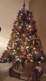 Triumph Tree forest frosted pine kerstboom incl versiering, Ophalen, Gebruikt