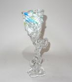 Yvon Trossél - unica wijnglas / glasobject blauw wit, Antiek en Kunst, Ophalen of Verzenden