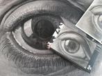 M.C. ESCHER puzzel 1947 mezzotint " OOG " 1000 stukjes, Ophalen of Verzenden, 500 t/m 1500 stukjes, Zo goed als nieuw, Legpuzzel