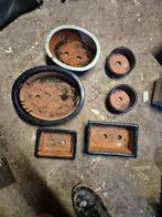 meerdere bonsai potten pot 6 x, Ophalen, Gebruikt, Overige vormen, Aardewerk