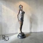 Bronzen beeld – Female Swimmer / Sun Bather – 43 cm