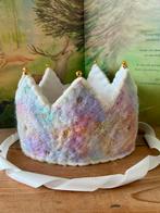 Waldorf vilten verjaardaardagskroon wol en vilt, Verzenden, Zo goed als nieuw, Figuurtje(s), Wolvilt