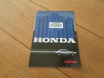 Honda Prelude - Folder Brochure Nederlands - Druk 1984 beschikbaar voor biedingen