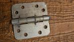 6x Gebruikte Metalen Scharnieren 89x89mm, Ophalen of Verzenden, Gebruikt, IJzer, Scharnier