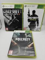 Call of Duty Xbox 360 - Black Ops, Black Ops II, MW3, Spelcomputers en Games, Games | Xbox 360, Online, Gebruikt, Vanaf 18 jaar