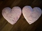 Hartvormige IKEA kussens Vänskaplig roze, Huis en Inrichting, Woonaccessoires | Kussens, Ophalen, Zo goed als nieuw, Roze, Hartvormig