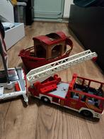 Playmobil voertuigen - brandweer, boot, zeilboot, Ophalen, Gebruikt, Jongen of Meisje