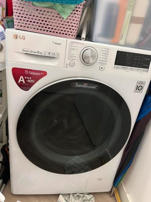 Wasmachine LG F4WV708P1 TurboWash 59, Witgoed en Apparatuur, Was-droogcombinaties, Zo goed als nieuw, 8 tot 10 kg, 85 tot 90 cm