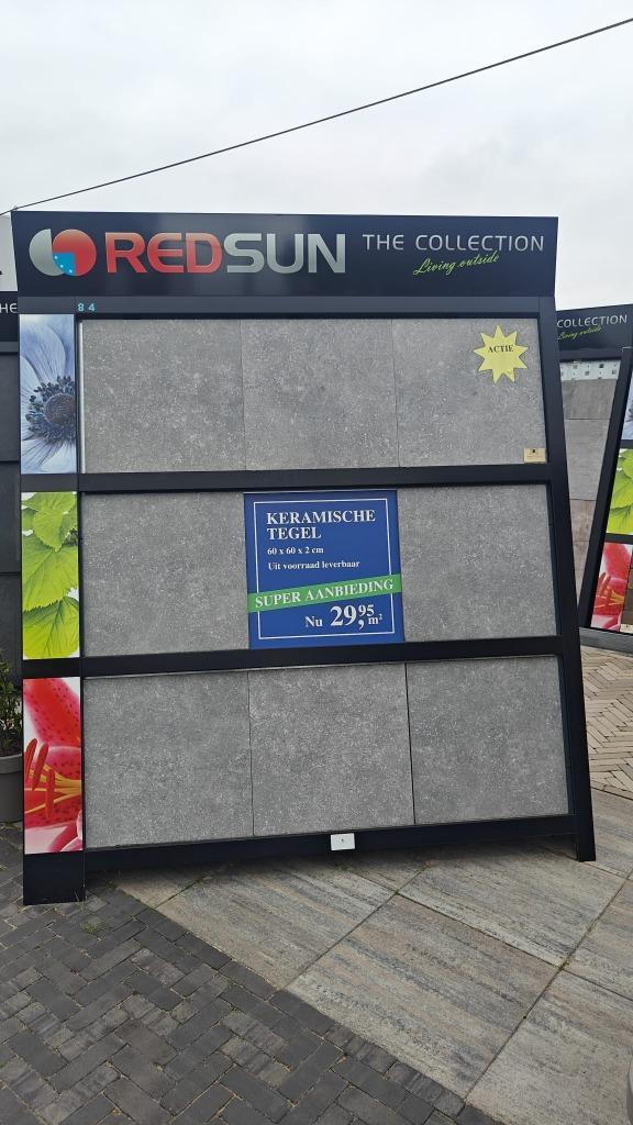 Keramische tuintegels AANBIEDING, Tuin en Terras, Tegels en Klinkers, Nieuw, Terrastegels, Keramiek, 10 m² of meer, Ophalen