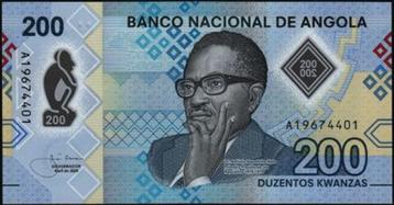 Angola bankbiljet 200 Kwanzas Polymeer 2020, Pick New UNC beschikbaar voor biedingen
