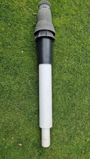 dubbelwandige rookgasafvoer 125/80 mm, 100 cm lang beschikbaar voor biedingen
