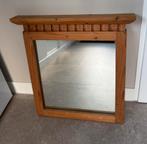 Houten spiegel, Huis en Inrichting, Woonaccessoires | Spiegels, Ophalen, Gebruikt, 75 tot 100 cm, Minder dan 100 cm