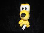 Disney pluto hond geel 17 cm groot, Ophalen of Verzenden, Goofy of Pluto, Zo goed als nieuw, Knuffel