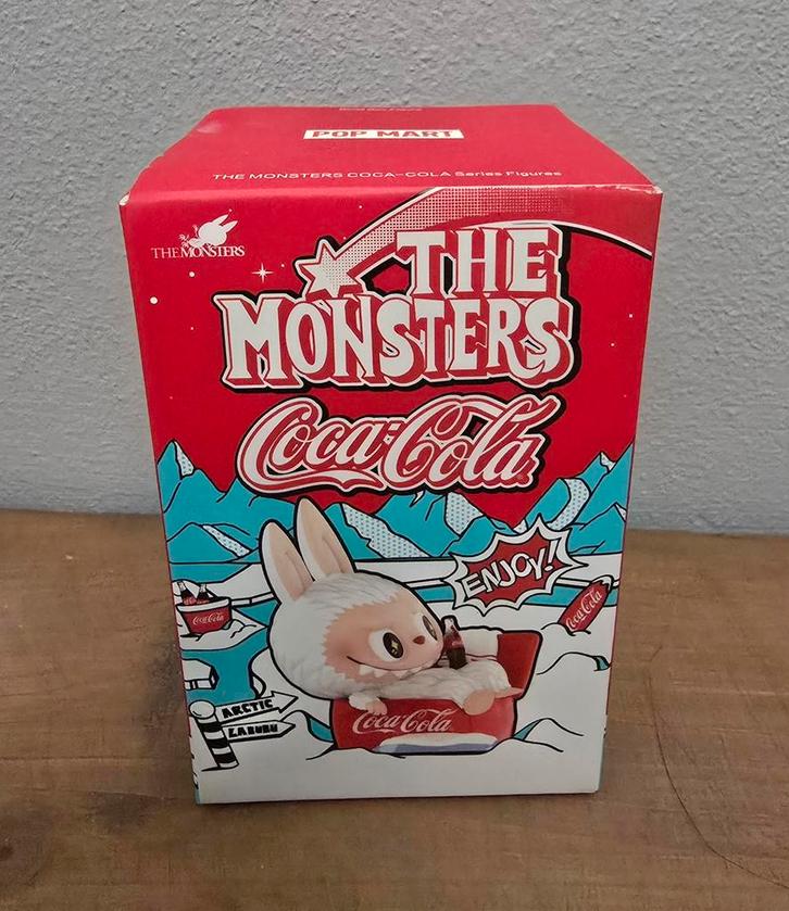 Labubu The Monsters Coca-Cola - Origineel, Verzamelen, Poppetjes en Figuurtjes, Nieuw, Ophalen of Verzenden