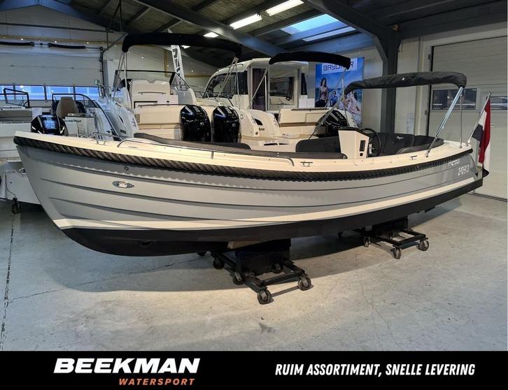 Waterspoor 711 Open incl. 52 PK Vetus (bj 2020), Watersport en Boten, Sloepen, Gebruikt, 50 tot 70 pk, 6 meter of meer, Diesel