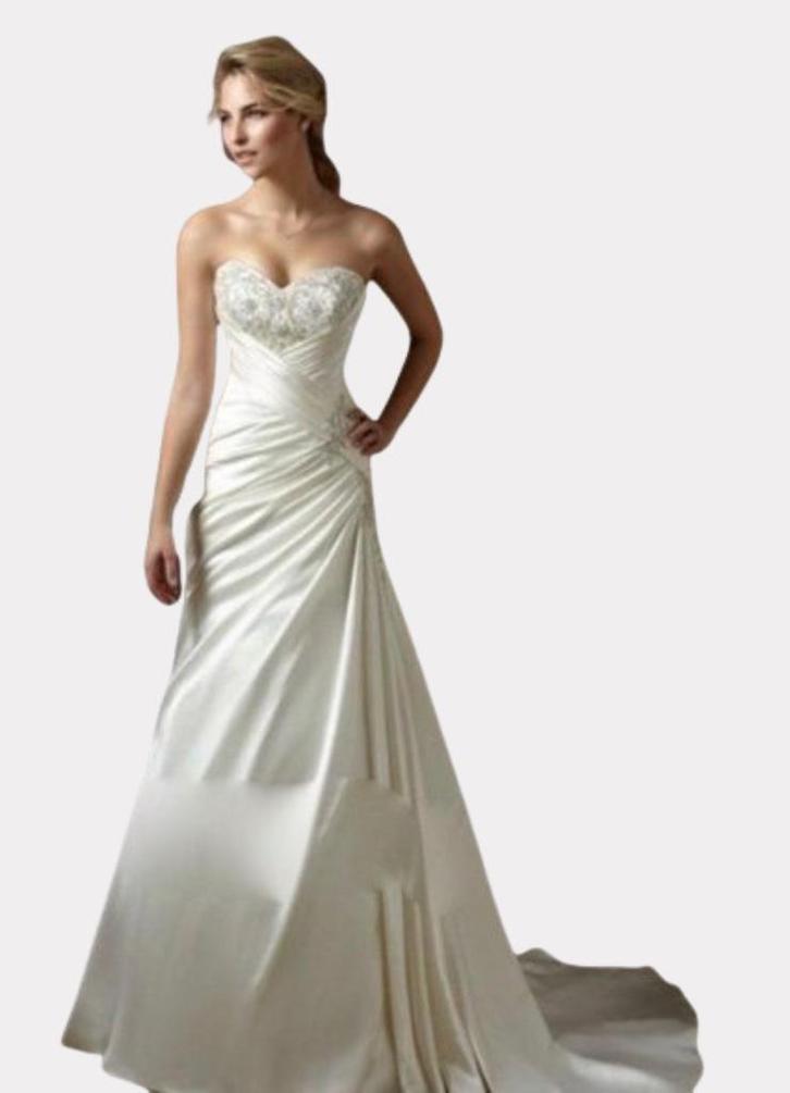 Uitverkoop Grote maat trouwjurk maat 46 58 50 52, Kleding | Dames, Trouwkleding en Trouwaccessoires, Nieuw, Trouwjurk, Overige kleuren