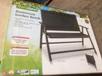 Nieuwe Tuinbank Aluminium 118 x 66 x 96 cm, Tuin en Terras, Tuinbanken, Ophalen, Nieuw, Aluminium