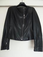 CTRL YOU ultra luxe zwart leren biker jasje met studs + rits, Kleding | Dames, Verzenden, Zwart, Nieuw, Jasje