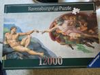 Michelangelo - De schepping van Adam (12.000 stukjes), Ophalen, Meer dan 1500 stukjes, Zo goed als nieuw, Legpuzzel