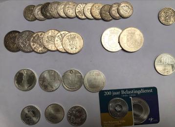 Zilveren Munten Collectie - Rijksdaalders, Guldens, Euro's beschikbaar voor biedingen