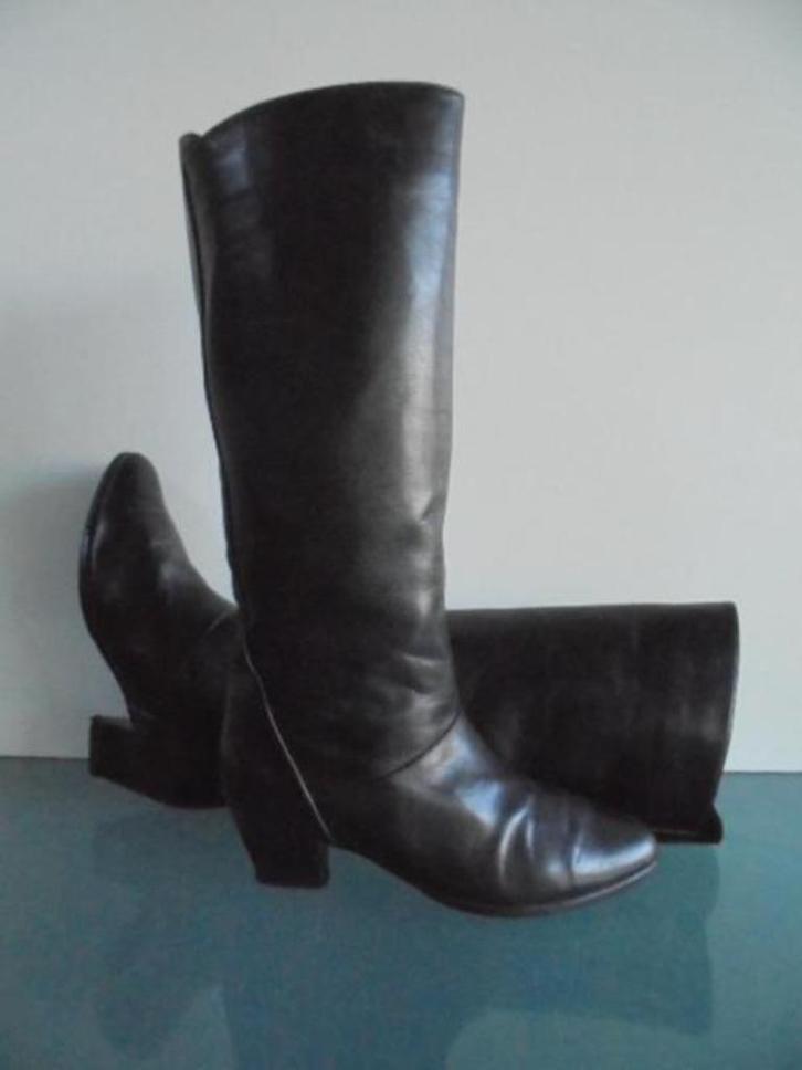 GRATIS VERZENDEN | PETER KAISER zwarte vintage laarzen 38, Kleding | Dames, Schoenen, Zo goed als nieuw, Hoge laarzen, Zwart, Verzenden