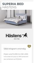 Tweepersoonsbed met matras, 210 cm, Tweepersoons, Ophalen of Verzenden, Zo goed als nieuw