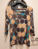 Chris Janssens, shirt lange mouw, mt M, Kleding | Dames, Maat 38/40 (M), Bruin, Ophalen of Verzenden, Zo goed als nieuw