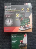 Parkside 12v accu boven frees machine, Ophalen, Accu, Nieuw, Bovenfrees