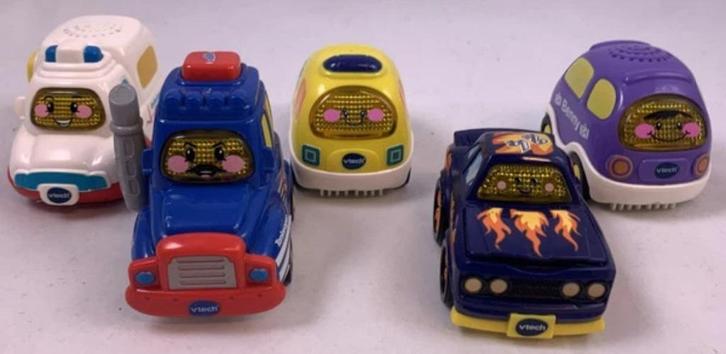VTech Toet Toet auto’s 5 stuks voertuigen partij verzameling, Kinderen en Baby's, Speelgoed | Vtech, Zo goed als nieuw, 6 maanden tot 2 jaar