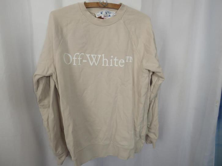 off white laundry raglan sweater mt L van off White, Kleding | Heren, Truien en Vesten, Gedragen, Maat 48/50 (M), Beige, Ophalen of Verzenden