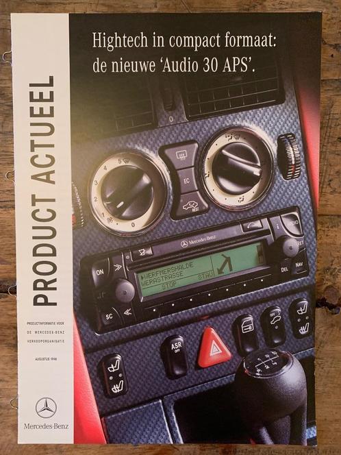 Product informatie brochure Mercedes-Benz Audio 30 APS 1998, Boeken, Auto's | Folders en Tijdschriften, Nieuw, Mercedes, Ophalen of Verzenden