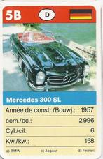 Kw4525 autokaartje 5b mercedes 300 sl, Ophalen of Verzenden, Zo goed als nieuw, Auto's