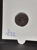 Halve cent 1832 koning Willem I, Postzegels en Munten, Munten | Nederland, Ophalen of Verzenden, Koning Willem I, Overige waardes