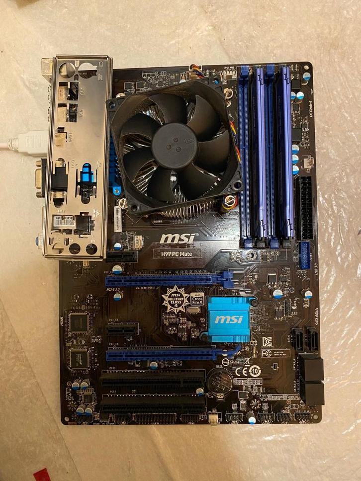 Intel Core i5-4460 | 16 GB DDR3 | H97 PC Mate aangeboden, Computers en Software, Processors, Zo goed als nieuw, Overige, 3 tot 4 Ghz