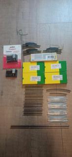 Partij Minitrix el. wissels, kruisingen en rails, Gelijkstroom, Trix, Rails, Ophalen of Verzenden