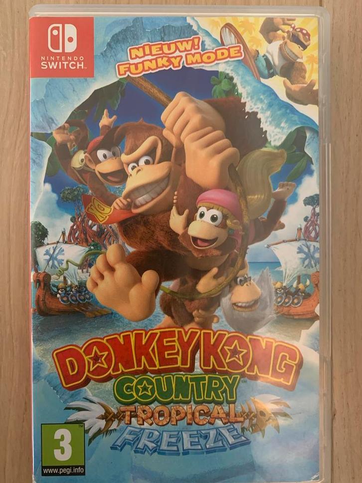 Donkey Kong Country: Tropical Freeze - Nintendo Switch, Spelcomputers en Games, Games | Nintendo Switch, Nieuw, Platform, 1 speler