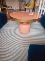 Richmond interiors salontafel roze, 50 tot 100 cm, Minder dan 50 cm, Rond, Zo goed als nieuw