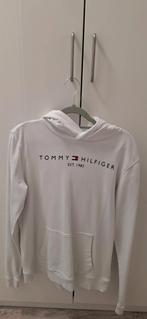 Witte Tommy Hilfiger sweater maat 176 - Zo goed als nieuw!, Ophalen of Verzenden, Zo goed als nieuw, Jongen, Trui of Vest