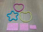 Siliconen bakvormen: hart, beer, ster, letters en cijfers, Ophalen of Verzenden, Nieuw, Taarten of Cupcakes, Versiering