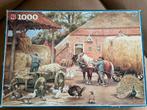 Jumbo legpuzzel 1000 stukjes C Jetses hooivracht, Hobby en Vrije tijd, Denksport en Puzzels, Ophalen of Verzenden, 500 t/m 1500 stukjes