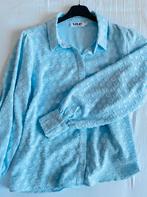 Lichtblauwe blouse hartjes Vive la femme XL, Blauw, Maat 42/44 (L), Nieuw, Ophalen of Verzenden