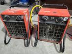 2x Euromac BX 3E Kachel - 3000W, 30 tot 80 cm, Gebruikt, Kachel, Minder dan 60 cm