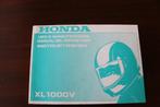 Honda XL1000V 1998 motorfiets instructie boekje XL 1000 V, Ophalen of Verzenden, Honda