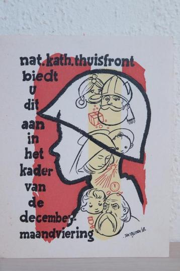 Kaart Nationaal Katholiek Thuisfront (1958) beschikbaar voor biedingen