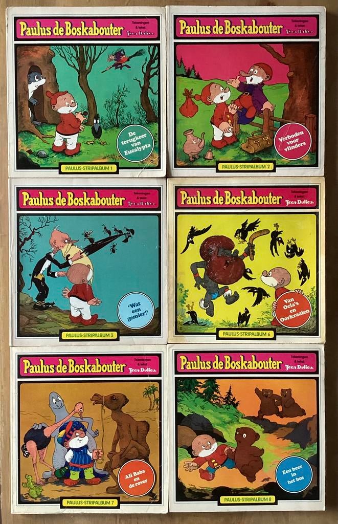31 x Paulus de Boskabouter, Meerdere stripboeken, Ophalen of Verzenden, Gelezen