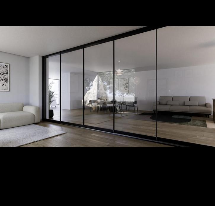 Schuifdeuren schuifpui ce Gecertificeerd veiligheidsglas, Doe-het-zelf en Verbouw, Kozijnen en Schuifpuien, Nieuw, Schuifpui, Aluminium